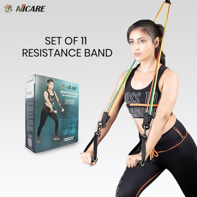 Set of Eleven Resistance Tubes | Multicolor